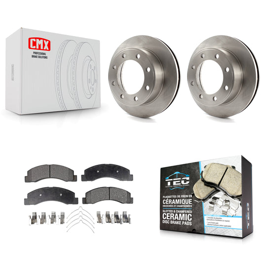 [Avant] Kit de Disque et plaquette (céramique) de frein pour Ford F-250 Super Duty F-350 Excursion K8T-100120