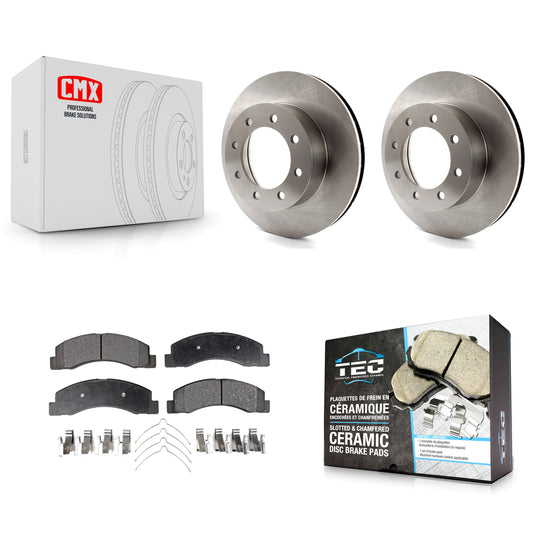 [Avant] Kit de Disque et plaquette (céramique) de frein pour Ford F-250 Super Duty F-350 K8T-100122