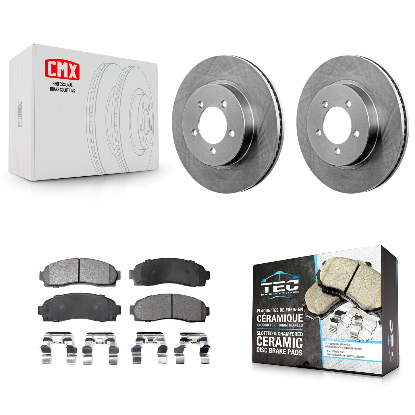 [Avant] Kit de Disque et plaquette (céramique) de frein pour Ford Explorer Mercury Mountaineer K8T-100124