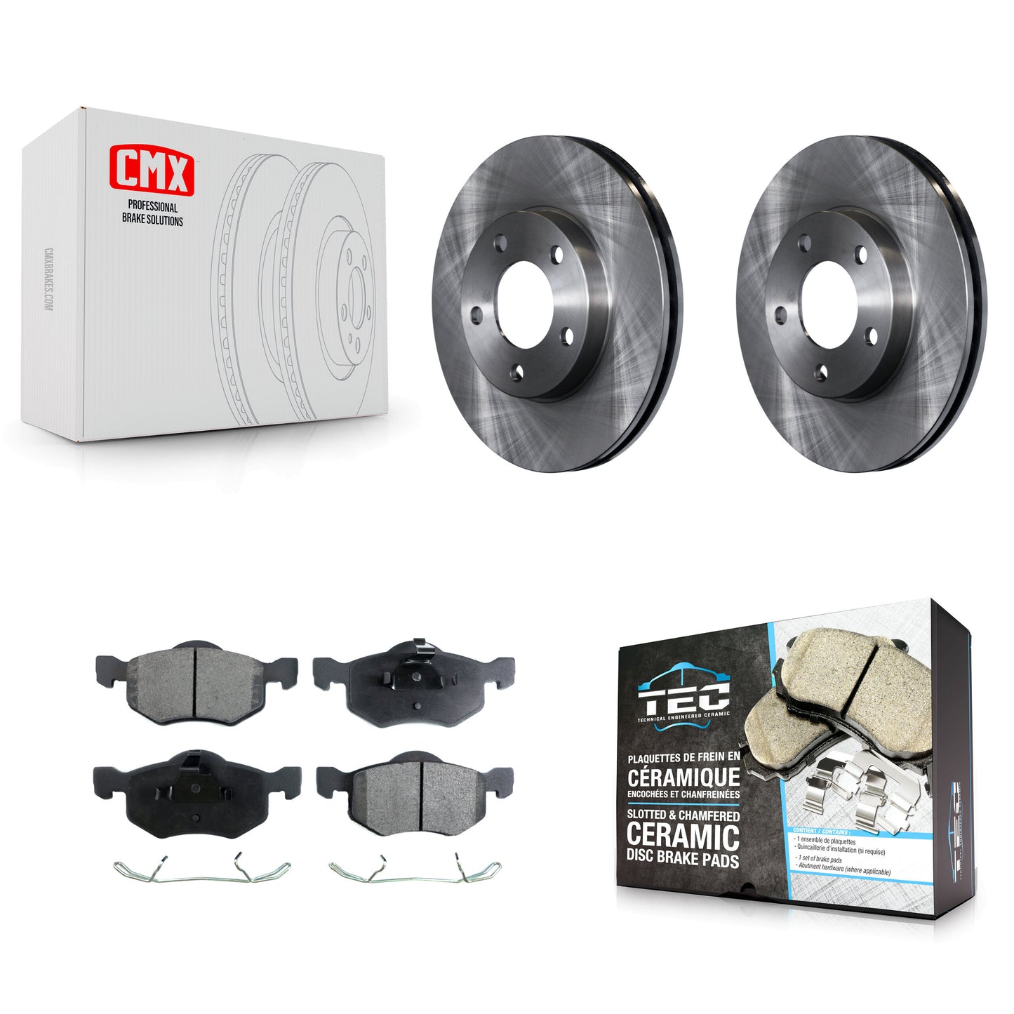 [Avant] Kit de Disque et plaquette (céramique) de frein pour Ford Escape Mazda Tribute Mercury Mariner K8T-100125