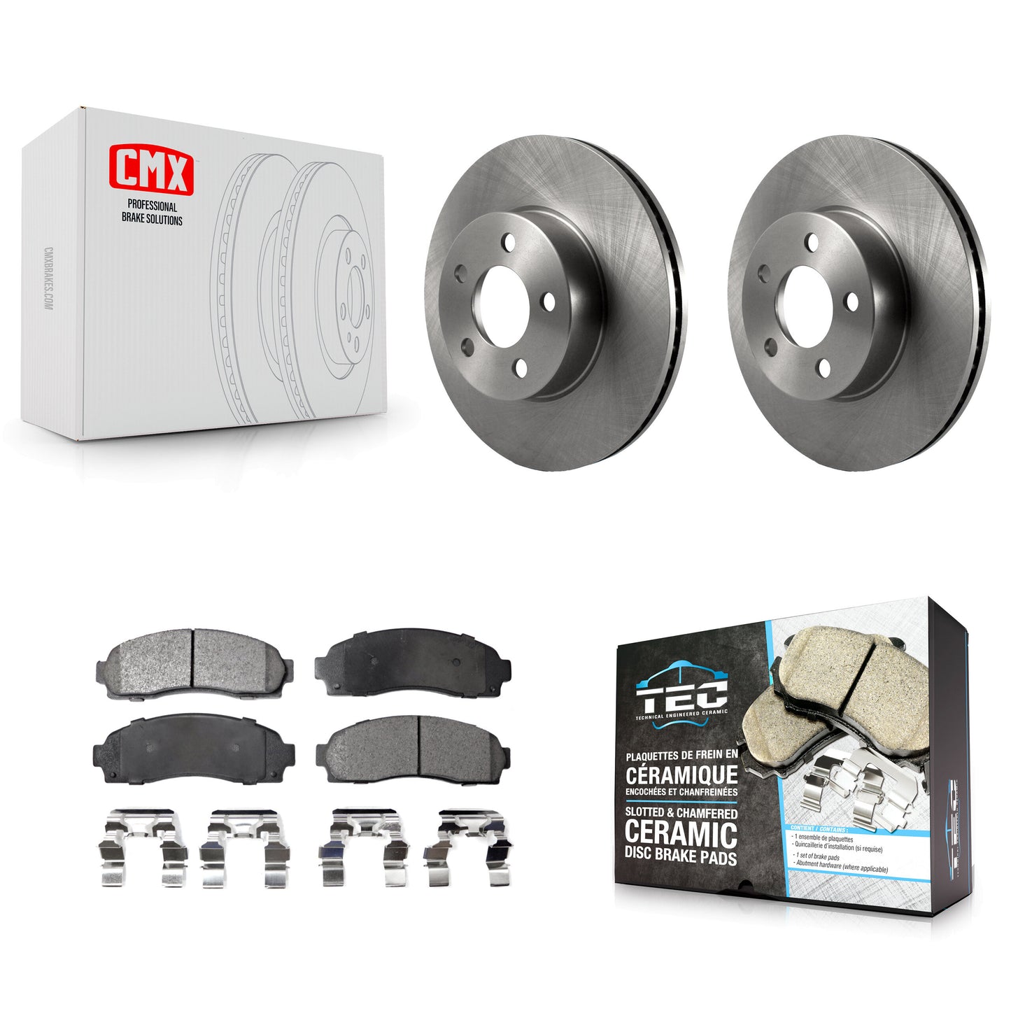 [Avant] Kit de Disque et plaquette (céramique) de frein pour Ford Ranger Explorer Sport Trac Mazda B4000 K8T-100126