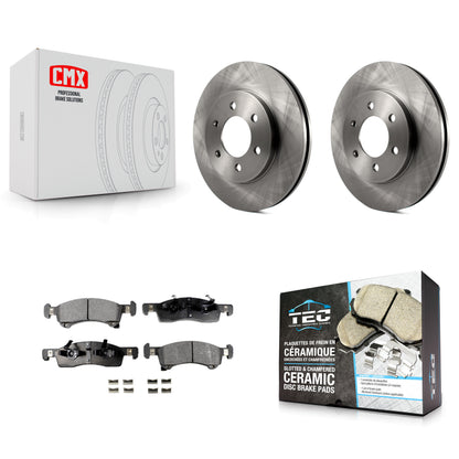[Avant] Kit de Disque et plaquette (céramique) de frein pour Ford Expedition Lincoln Navigator K8T-100127