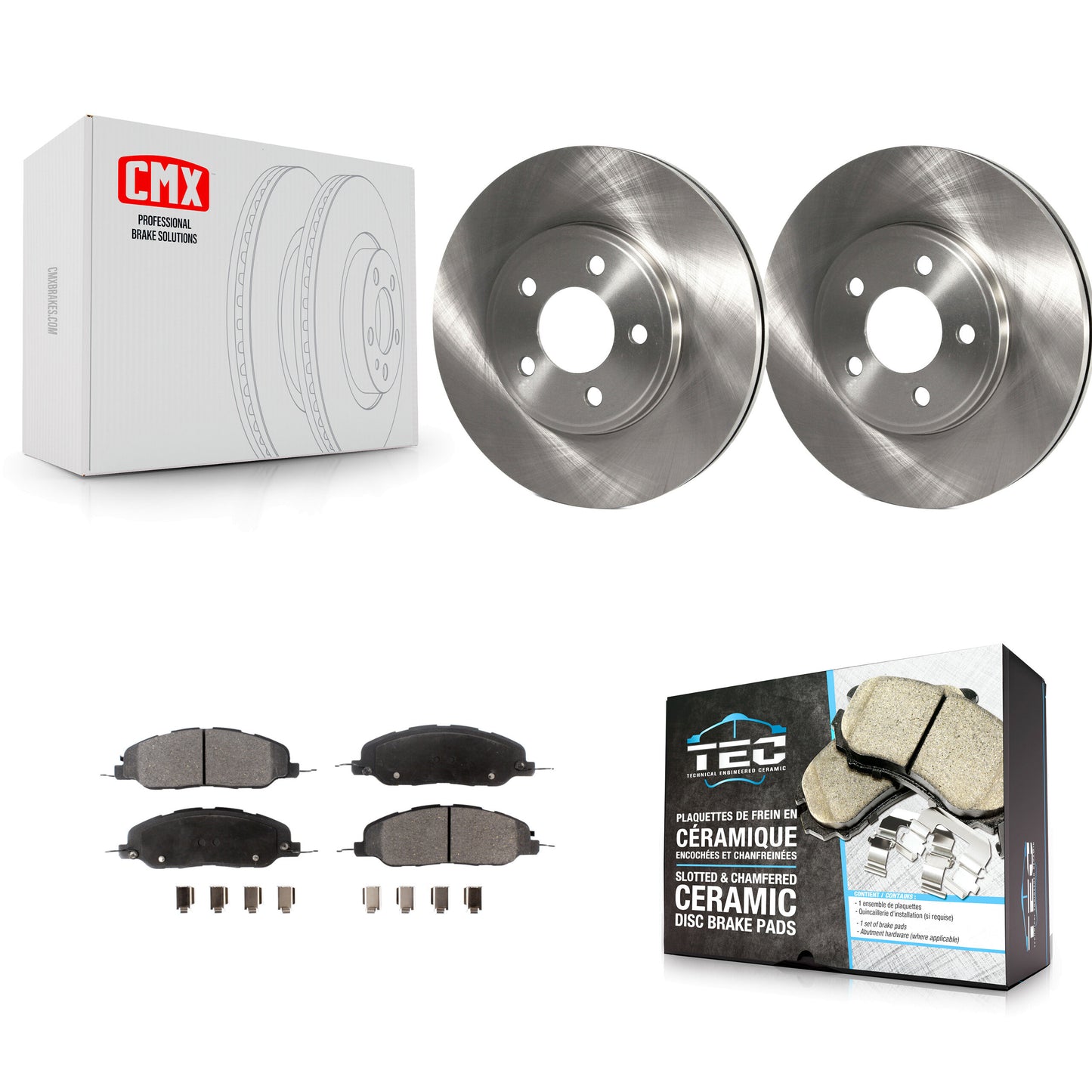 [Avant] Kit de Disque et plaquette (céramique) de frein pour 2009 Ford Mustang Bullitt K8T-100128