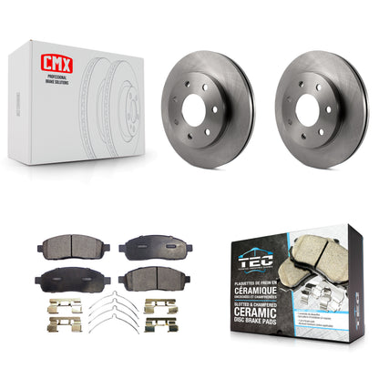 [Avant] Kit de Disque et plaquette (céramique) de frein pour Ford F-150 Lincoln Mark LT 4WD K8T-100131