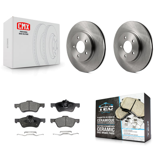 [Avant] Kit de Disque et plaquette (céramique) de frein pour Ford Escape Mercury Mariner Mazda Tribute K8T-100133