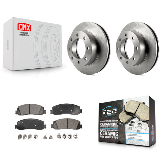 [Avant] Kit de Disque et plaquette (céramique) de frein pour Ford F-350 Super Duty F-250 4WD K8T-100136