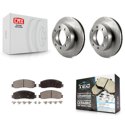 [Avant] Kit de Disque et plaquette (céramique) de frein pour Ford F-250 Super Duty F-350 avec Single Rear Wheels 4WD K8T-100137