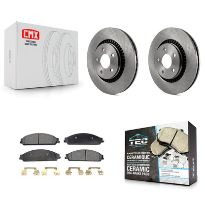 [Avant] Kit de Disque et plaquette (céramique) de frein pour Ford Five Hundred Freestyle Taurus Mercury Montego X Sable K8T-100138