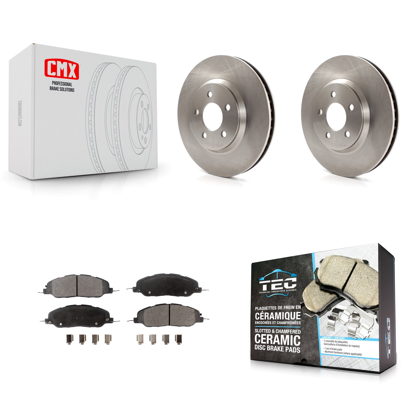 [Avant] Kit de Disque et plaquette (céramique) de frein pour Ford Mustang K8T-100143