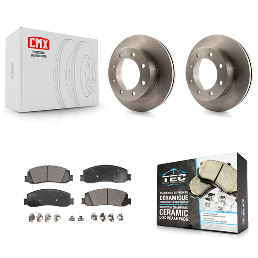 [Avant] Kit de Disque et plaquette (céramique) de frein pour Ford F-350 Super Duty F-450 K8T-100145