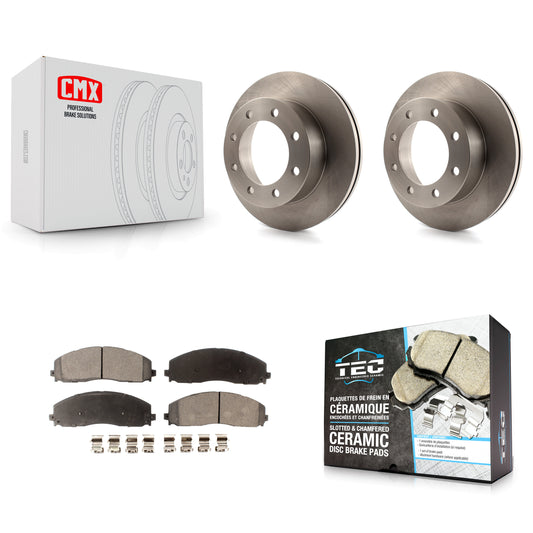 [Avant] Kit de Disque et plaquette (céramique) de frein pour 2013 Ford F-350 Super Duty 4WD avec Dual Rear Wheels K8T-100147