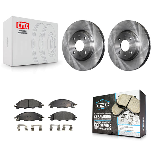 [Avant] Kit de Disque et plaquette (céramique) de frein pour 2008-2011 Ford Focus K8T-100155