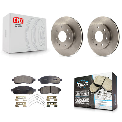 [Avant] Kit de Disque et plaquette (céramique) de frein pour 2009 Ford F-150 avec 7 Lug Wheels K8T-100159