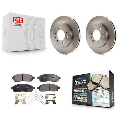 [Avant] Kit de Disque et plaquette (céramique) de frein pour 2009 Ford F-150 avec 6 Lug Wheels K8T-100160