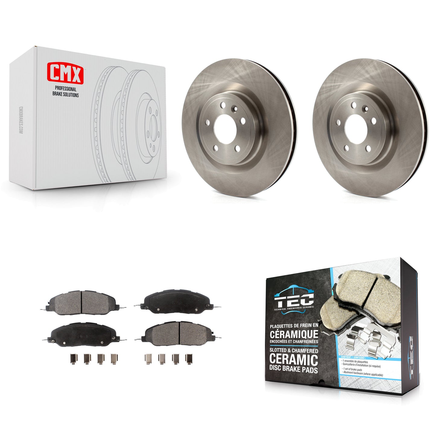 [Avant] Kit de Disque et plaquette (céramique) de frein pour Ford Mustang K8T-100167