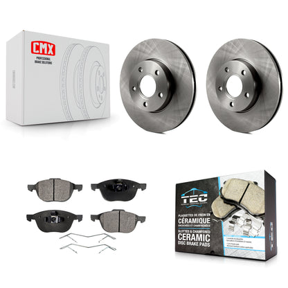 [Avant] Kit de Disque et plaquette (céramique) de frein pour Ford Focus C-Max K8T-100169