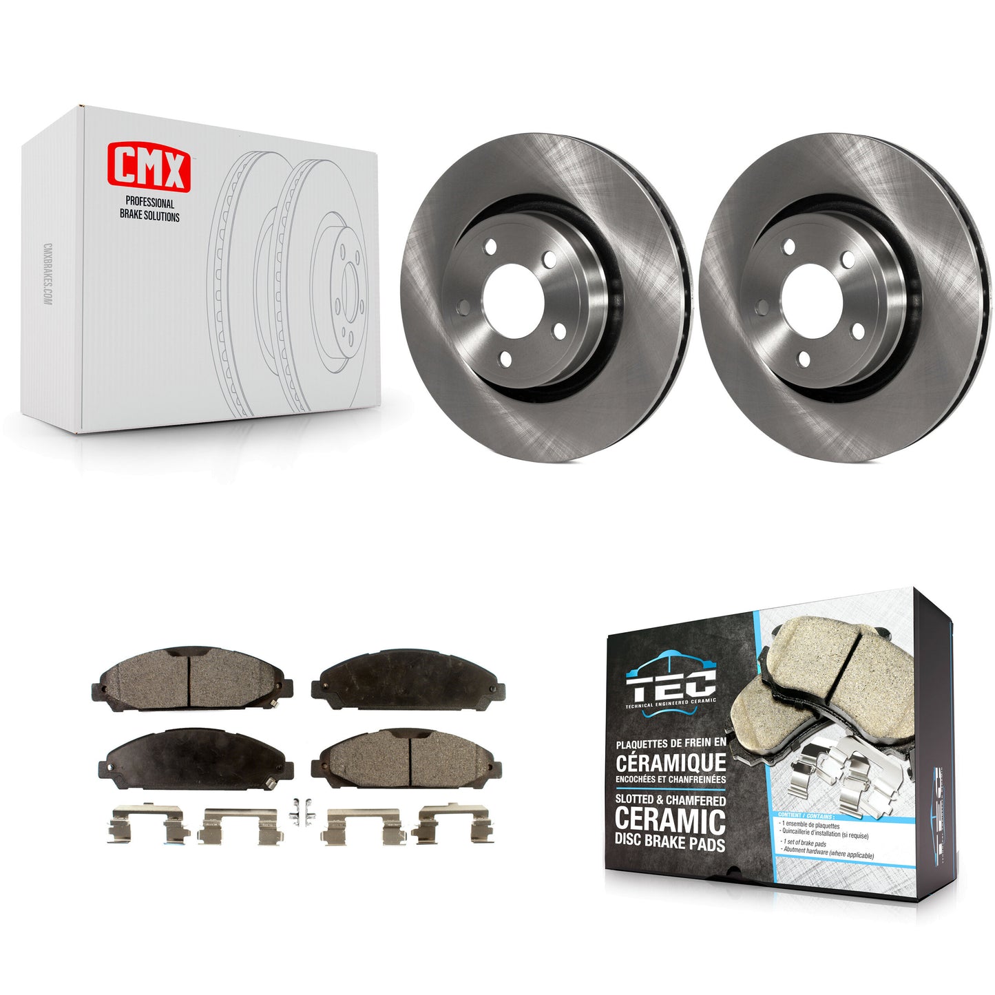 [Avant] Kit de Disque et plaquette (céramique) de frein pour Ford Mustang K8T-100175