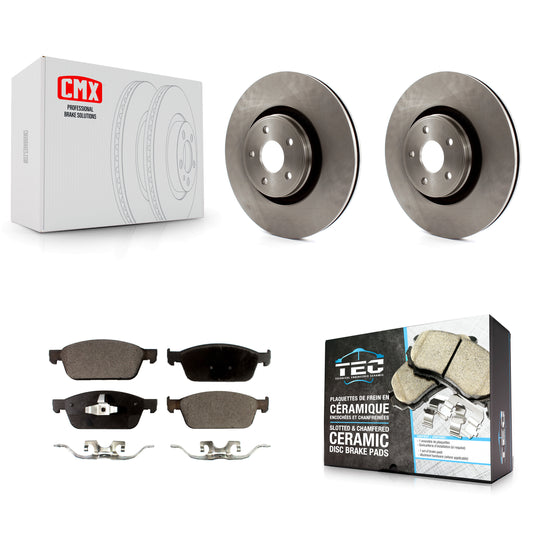 [Avant] Kit de Disque et plaquette (céramique) de frein pour Ford Focus Lincoln MKC K8T-100177