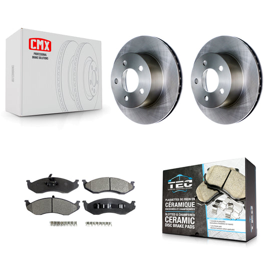 [Avant] Kit de Disque et plaquette (céramique) de frein pour Jeep Wrangler Cherokee Grand Comanche Wagoneer TJ K8T-100180