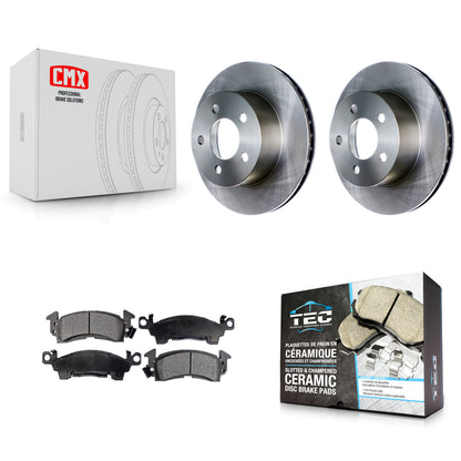 [Avant] Kit de Disque et plaquette (céramique) de frein pour 1991 Jeep Grand Wagoneer 3.203" Overall Height K8T-100181