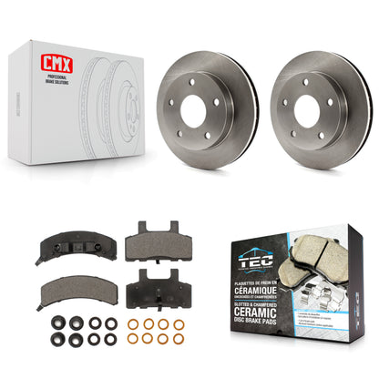 [Avant] Kit de Disque et plaquette (céramique) de frein pour 1994-1999 Dodge Ram 1500 4WD K8T-100184