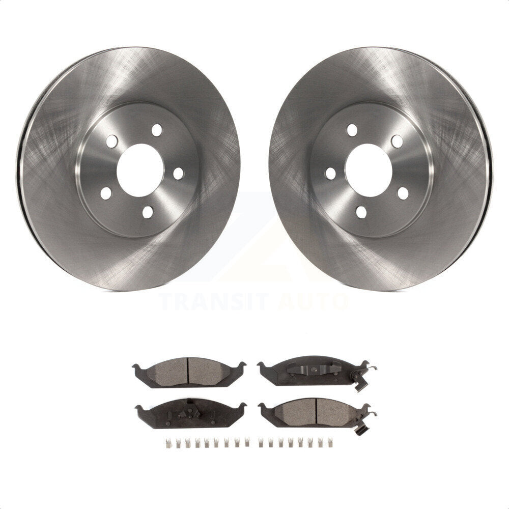 [Avant] Kit de Disque et plaquette (céramique) de frein pour Dodge Stratus Chrysler Cirrus Plymouth Breeze K8T-100188 par Transit Auto