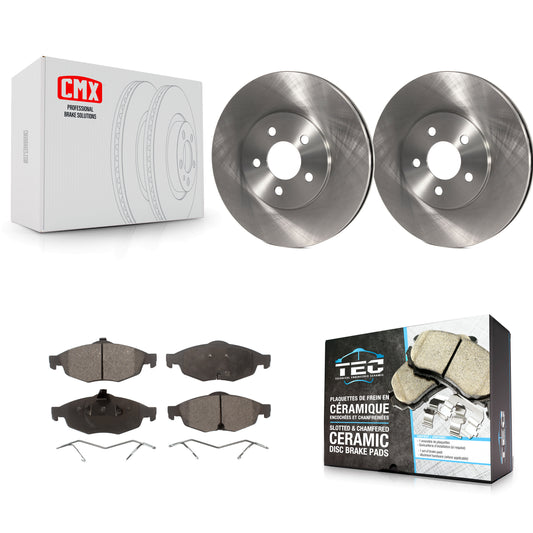 [Avant] Kit de Disque et plaquette (céramique) de frein pour Chrysler Sebring Dodge Stratus K8T-100189