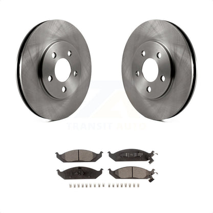 [Avant] Kit de Disque et plaquette (céramique) de frein pour Chrysler Sebring Dodge Stratus Cirrus Plymouth Breeze K8T-100190 par Transit Auto