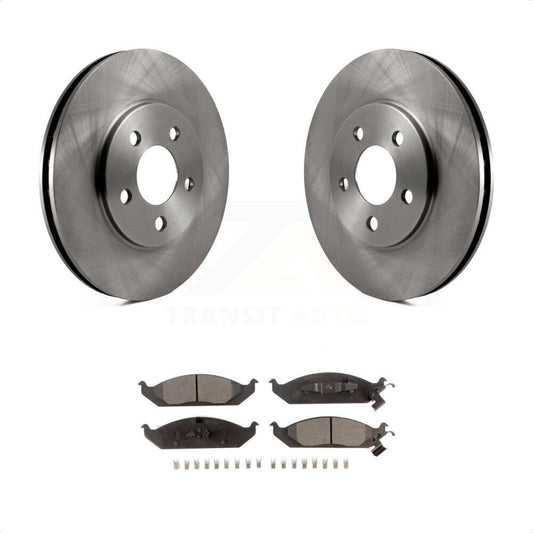 [Avant] Kit de Disque et plaquette (céramique) de frein pour Chrysler Sebring Dodge Stratus Cirrus Plymouth Breeze K8T-100190 par Transit Auto