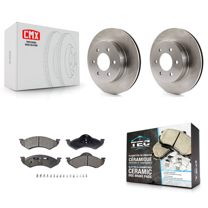 [Avant] Kit de Disque et plaquette (céramique) de frein pour 2000-2002 Dodge Dakota Durango K8T-100192