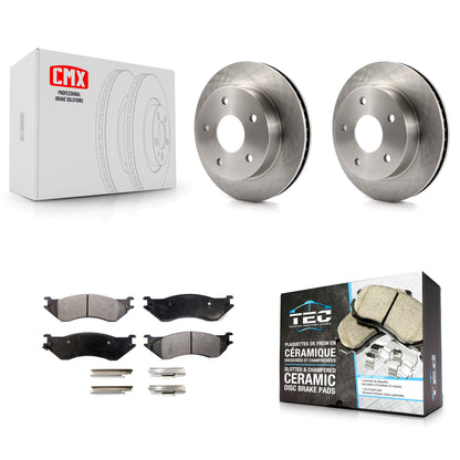 [Avant] Kit de Disque et plaquette (céramique) de frein pour 2000-2001 Dodge Ram 1500 4WD K8T-100199