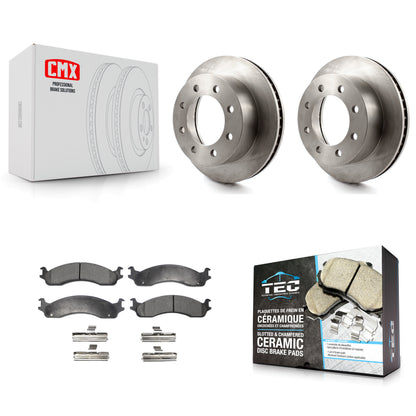 [Avant] Kit de Disque et plaquette (céramique) de frein pour Dodge Ram 2500 3500 Van K8T-100201
