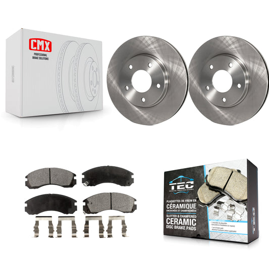 [Avant] Kit de Disque et plaquette (céramique) de frein pour 2000 Mitsubishi Eclipse 3.0L K8T-100202