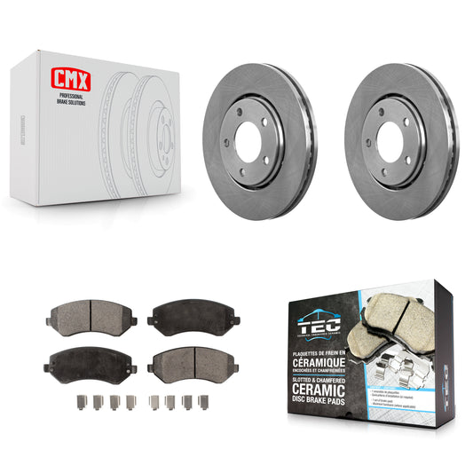 [Avant] Kit de Disque et plaquette (céramique) de frein pour Dodge Chrysler Town & Country Grand Caravan Voyager K8T-100208