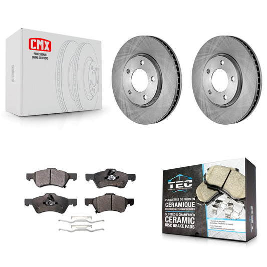 [Avant] Kit de Disque et plaquette (céramique) de frein pour Dodge Grand Caravan Chrysler Town & Country Voyager K8T-100211