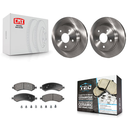 [Avant] Kit de Disque et plaquette (céramique) de frein pour Ram 1500 Dodge Classic Durango Chrysler Aspen K8T-100212