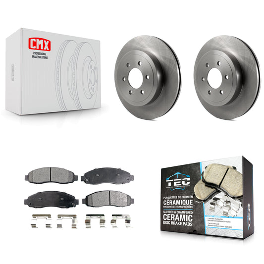 [Avant] Kit de Disque et plaquette (céramique) de frein pour 2003-2004 Dodge Dakota K8T-100217