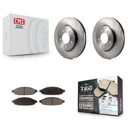 [Avant] Kit de Disque et plaquette (céramique) de frein pour 2004-2008 Chrysler Pacifica K8T-100218