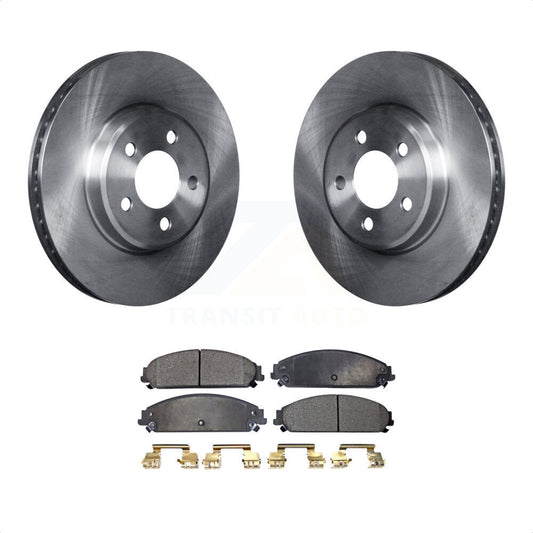 [Avant] Kit de Disque et plaquette (céramique) de frein pour Dodge Charger Chrysler 300 Challenger K8T-100220 par Transit Auto