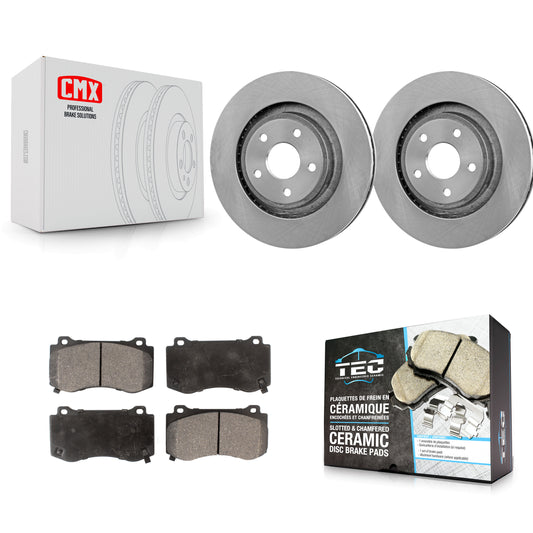 [Avant] Kit de Disque et plaquette (céramique) de frein pour 2006-2010 Jeep Grand Cherokee SRT8 K8T-100226