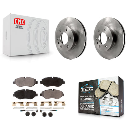 [Avant] Kit de Disque et plaquette (céramique) de frein pour Sprinter 2500 Mercedes-Benz Freightliner Dodge K8T-100231