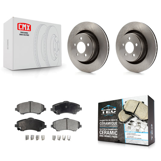 [Avant] Kit de Disque et plaquette (céramique) de frein pour Jeep Liberty Dodge Nitro avec 332mm Diameter Rotor K8T-100234