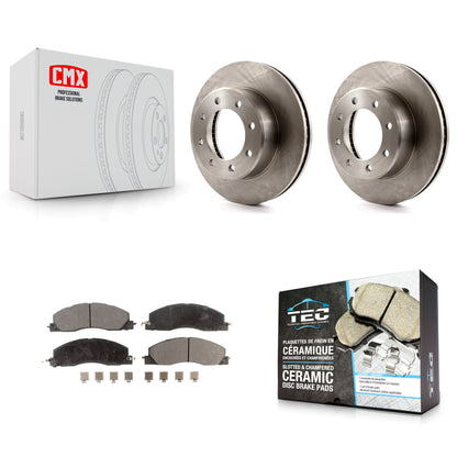 [Avant] Kit de Disque et plaquette (céramique) de frein pour Ram 2500 3500 1500 Dodge K8T-100235