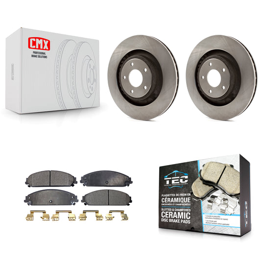 [Avant] Kit de Disque et plaquette (céramique) de frein pour Dodge Chrysler 200 Avenger Caliber K8T-100236