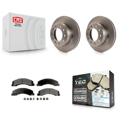 [Avant] Kit de Disque et plaquette (céramique) de frein pour Ram 5500 Dodge Sterling Truck 4500 Bullet 45 55 K8T-100238
