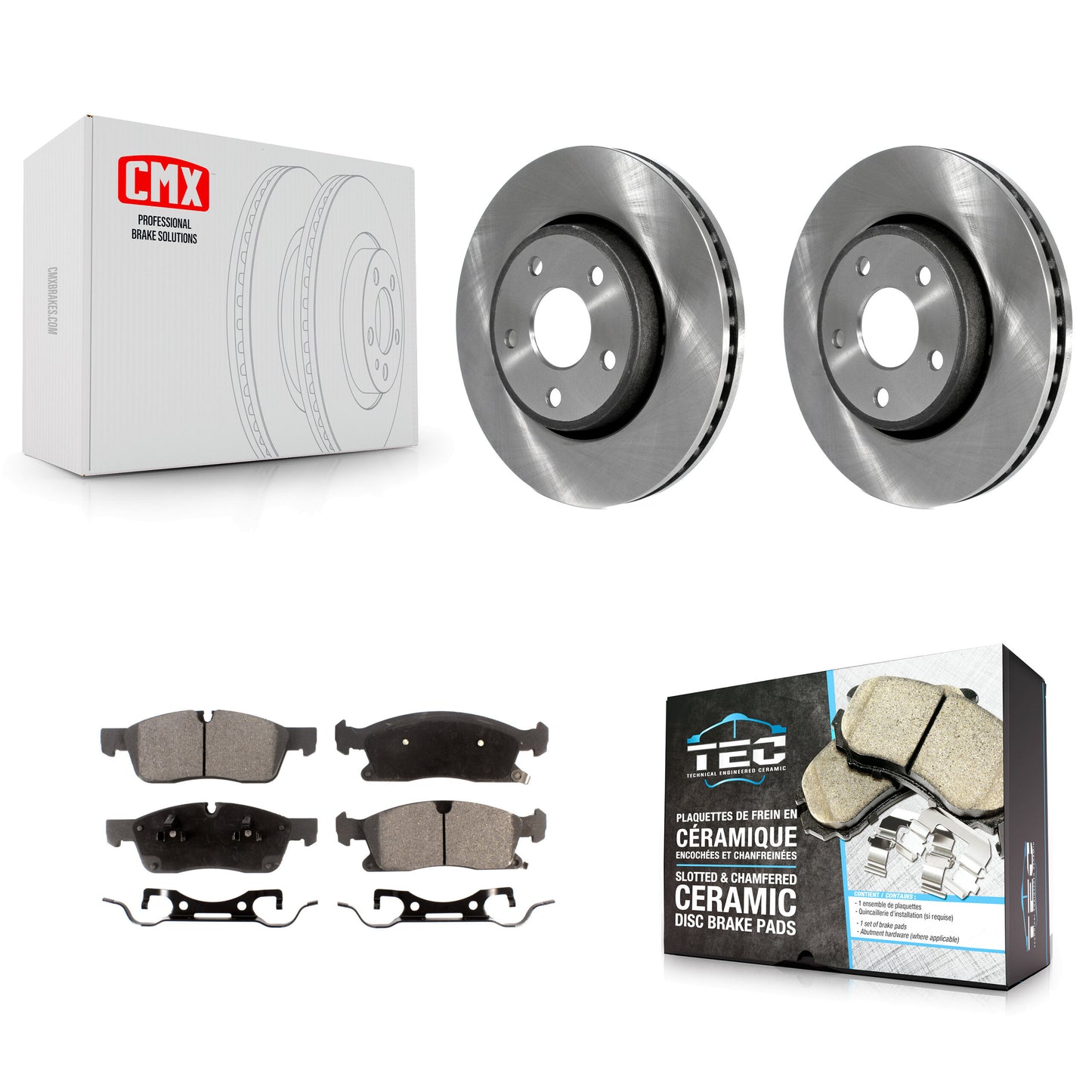 [Avant] Kit de Disque et plaquette (céramique) de frein pour Jeep Grand Cherokee Dodge Durango K8T-100239