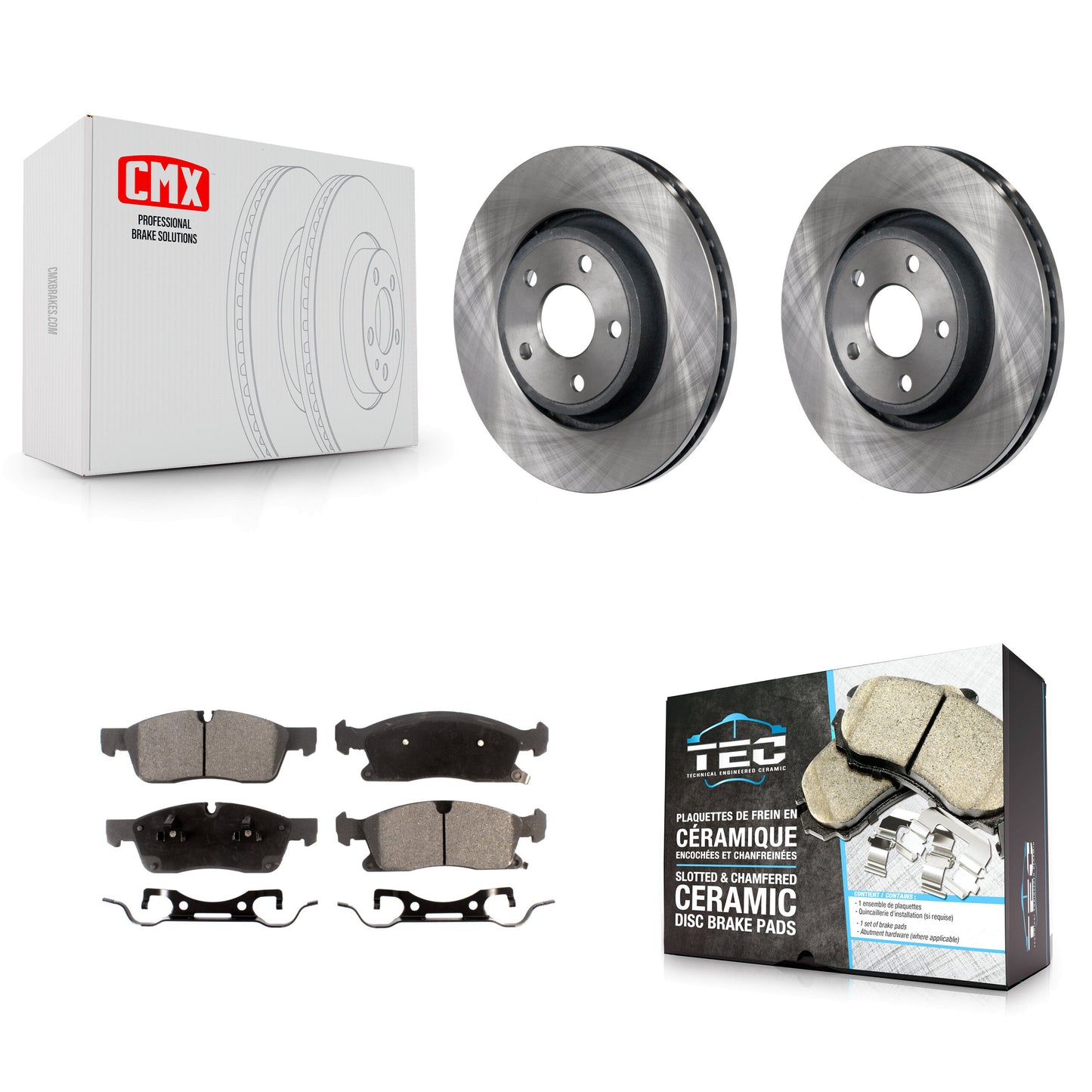 [Avant] Kit de Disque et plaquette (céramique) de frein pour Jeep Grand Cherokee Dodge Durango WK K8T-100240