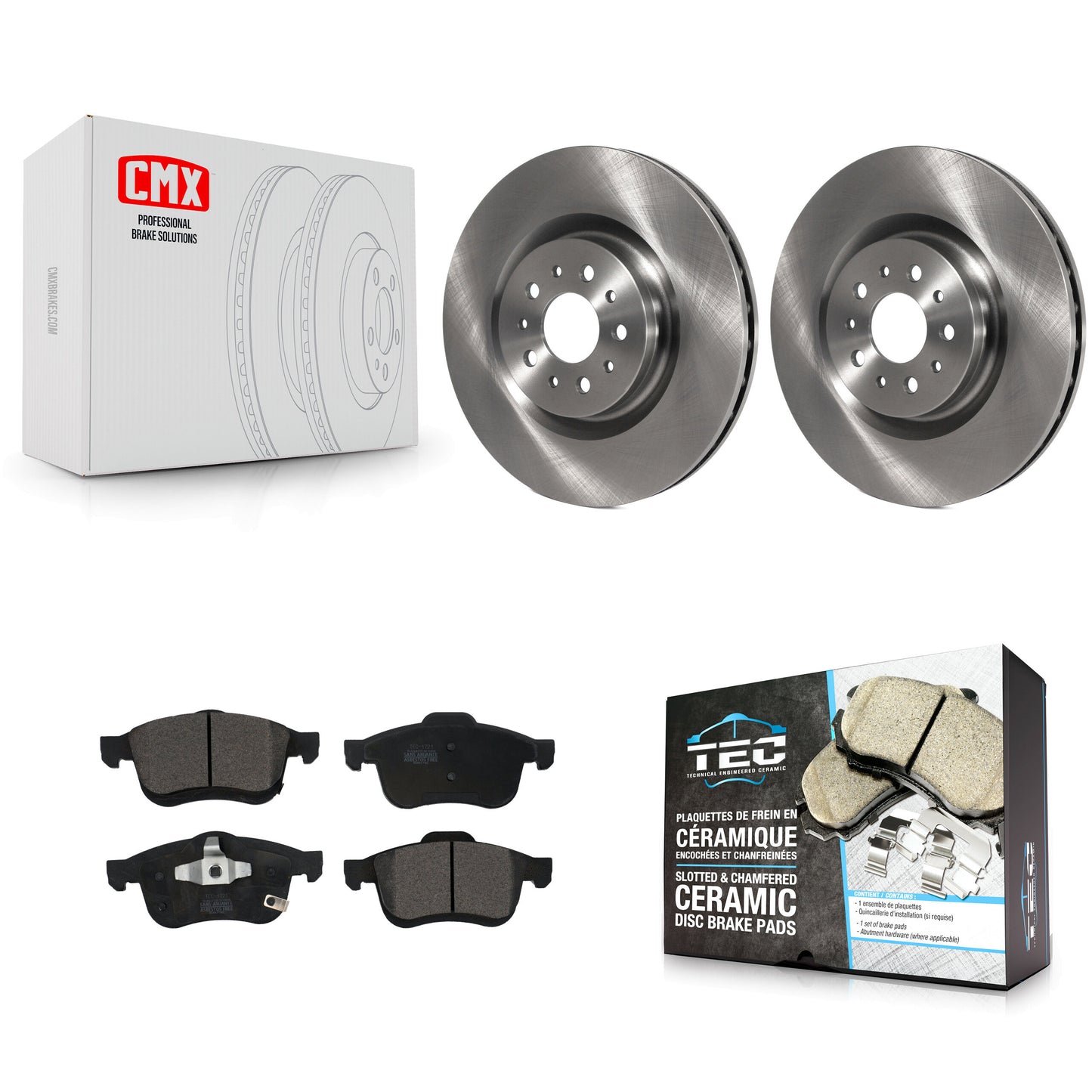 [Avant] Kit de Disque et plaquette (céramique) de frein pour 2015-2021 Ram ProMaster City K8T-100249