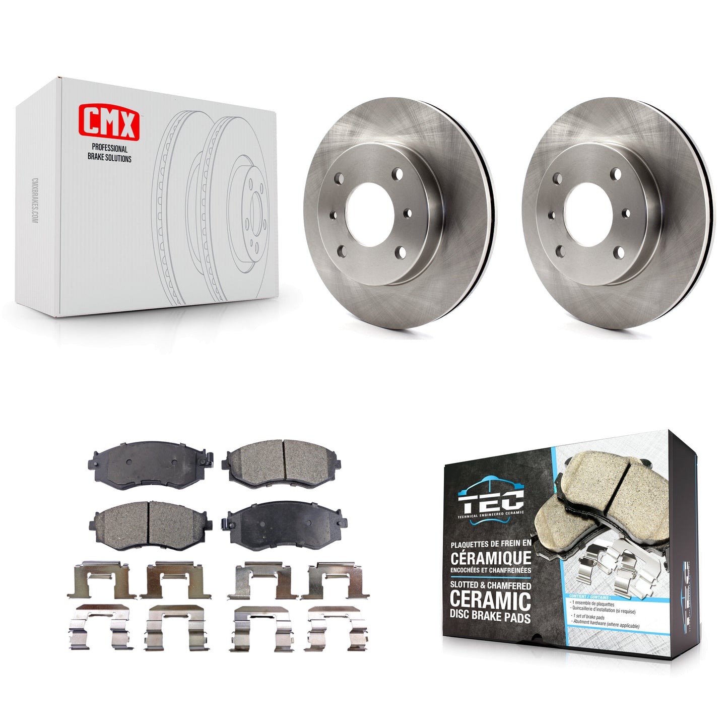 [Avant] Kit de Disque et plaquette (céramique) de frein pour Nissan Sentra 240SX Stanza INFINITI G20 Axxess K8T-100257