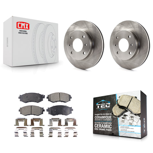 [Avant] Kit de Disque et plaquette (céramique) de frein pour Nissan Sentra 240SX Stanza INFINITI G20 Axxess K8T-100257